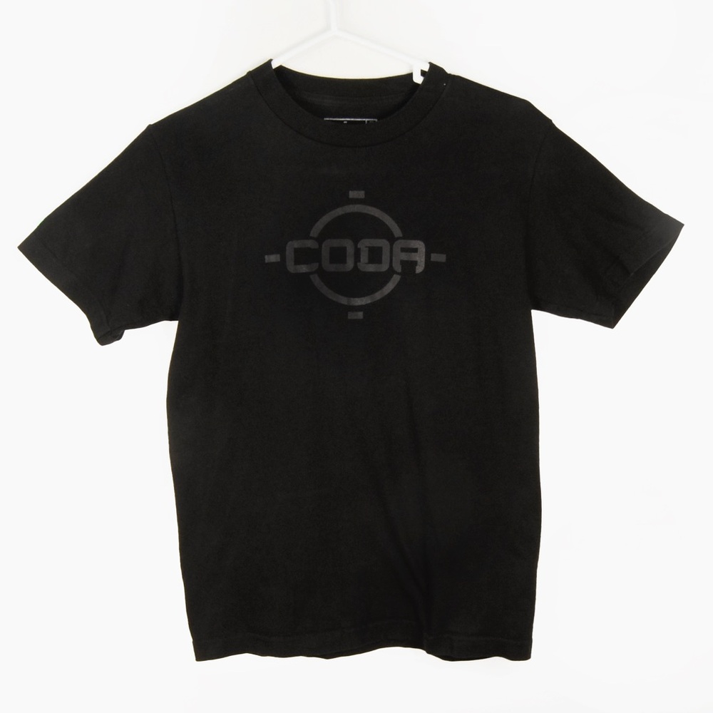Coda Graphic Snipe Logo Black Short Sleeve Shirt Top